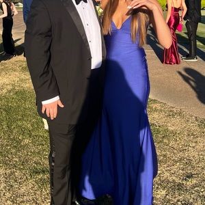 Sherri Hill royal blue dress